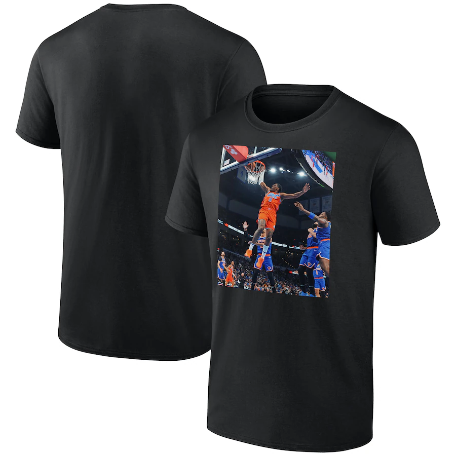 Men Oklahoma City Thunder  short T Shirt 2025 style 44->nba t-shirts->Sports Accessory